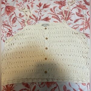 American eagle crotchet top